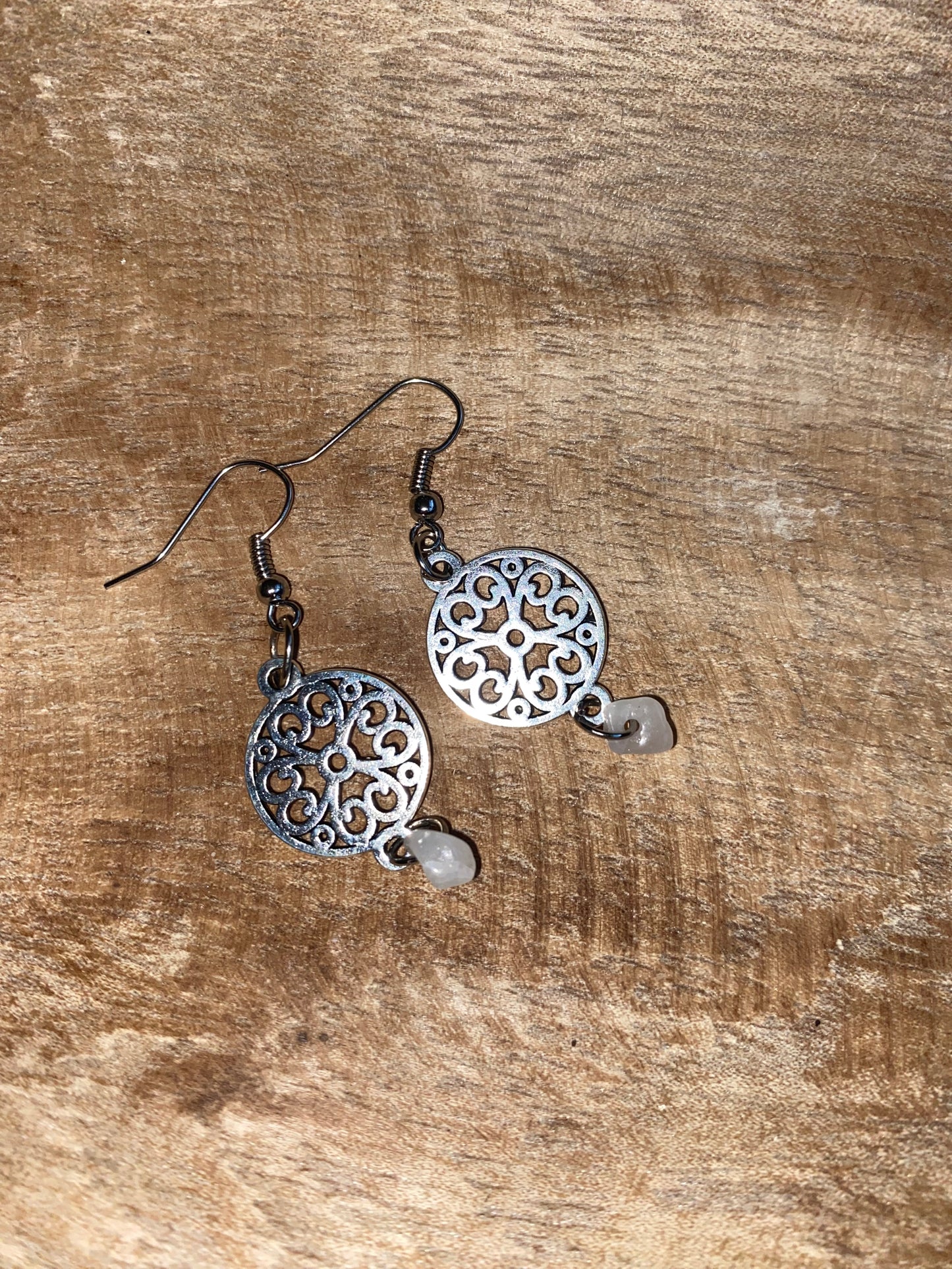 Boucles d’oreilles éternité et harmonie