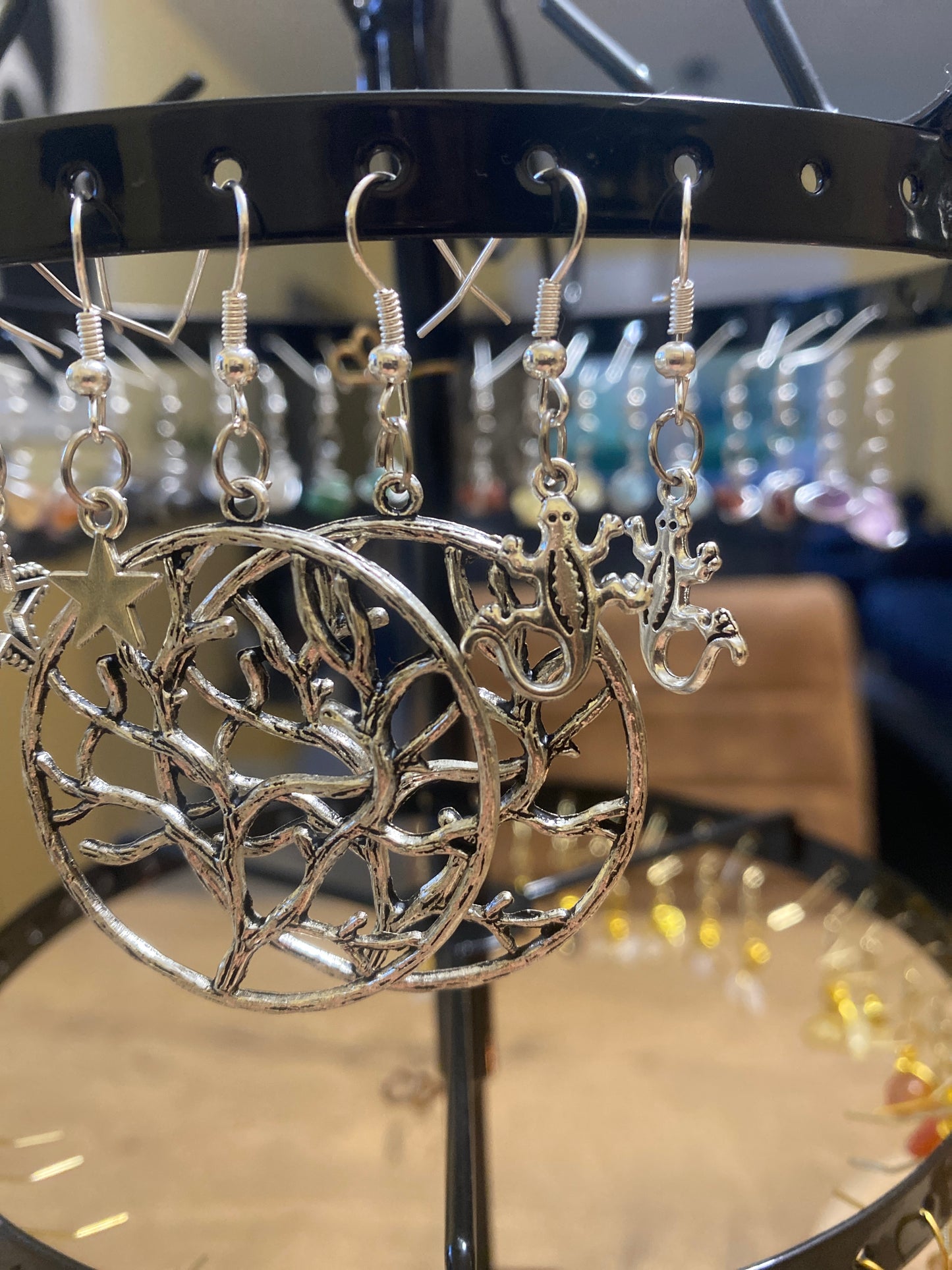 Boucles d’oreilles arbre