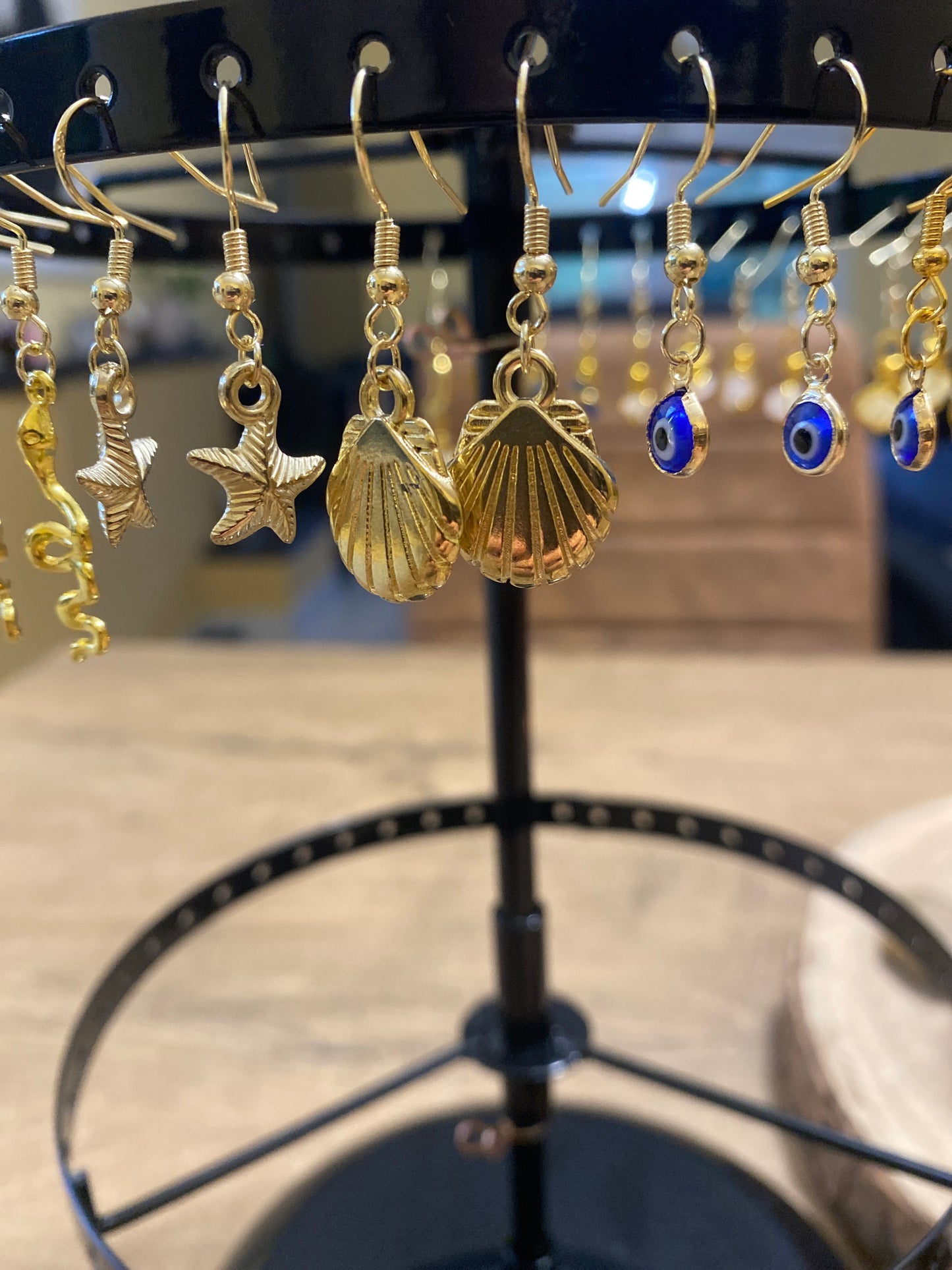 Boucles d’oreilles coquillage