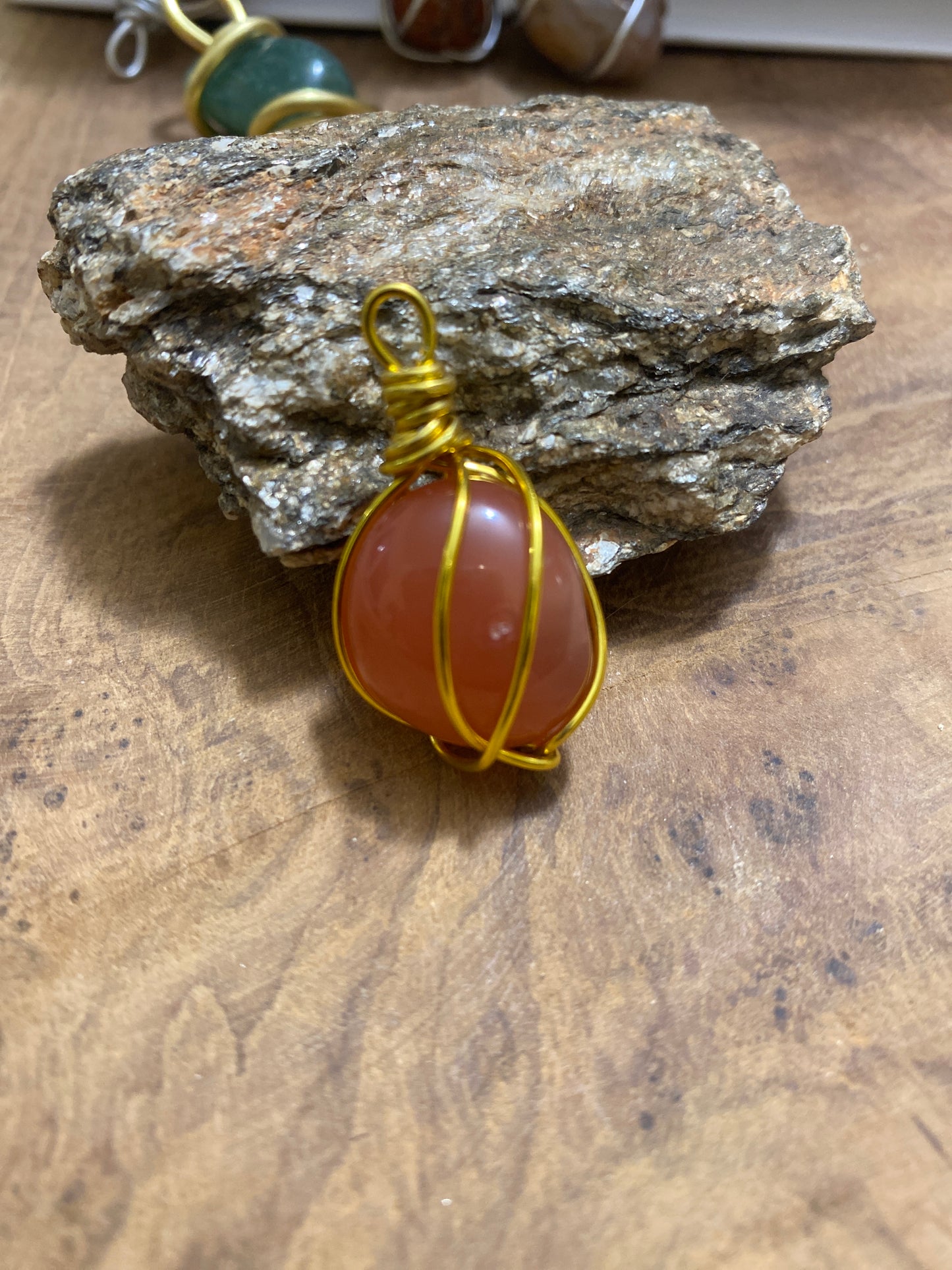 Pendentif Cornaline