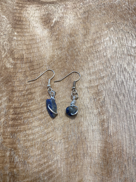 Boucles d’oreilles lapis lazuli