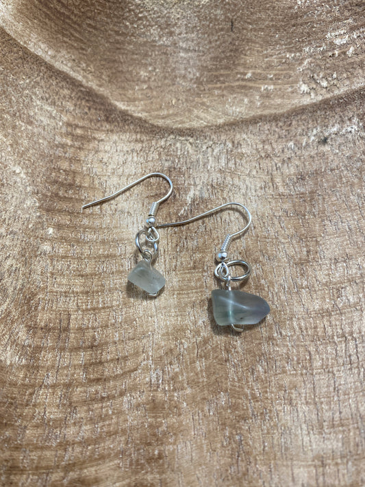 Boucles d’oreilles fluorite
