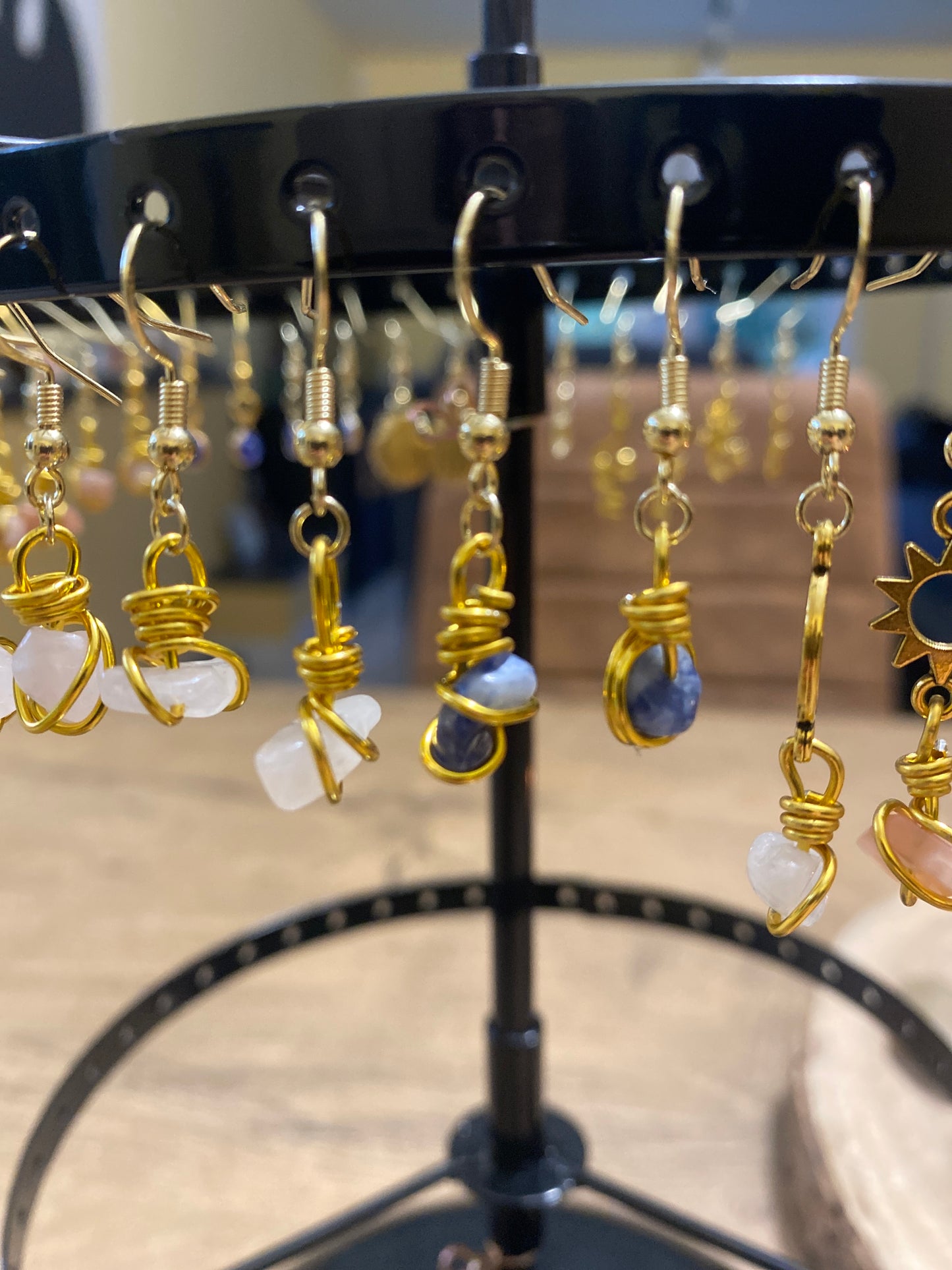 Boucles d’oreilles lapis lazuli