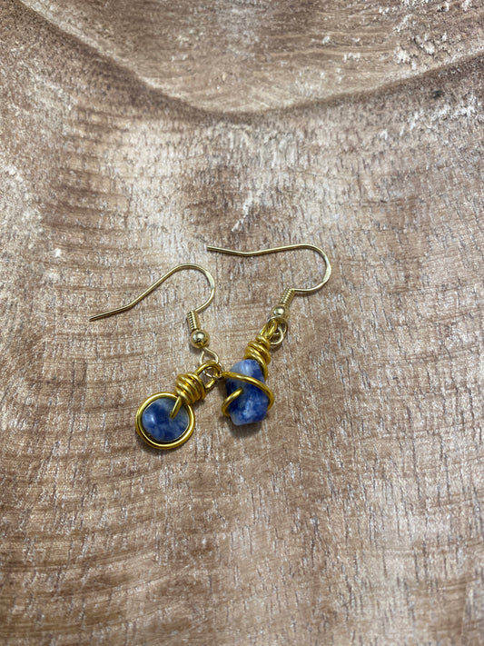 Boucles d’oreilles lapis lazuli