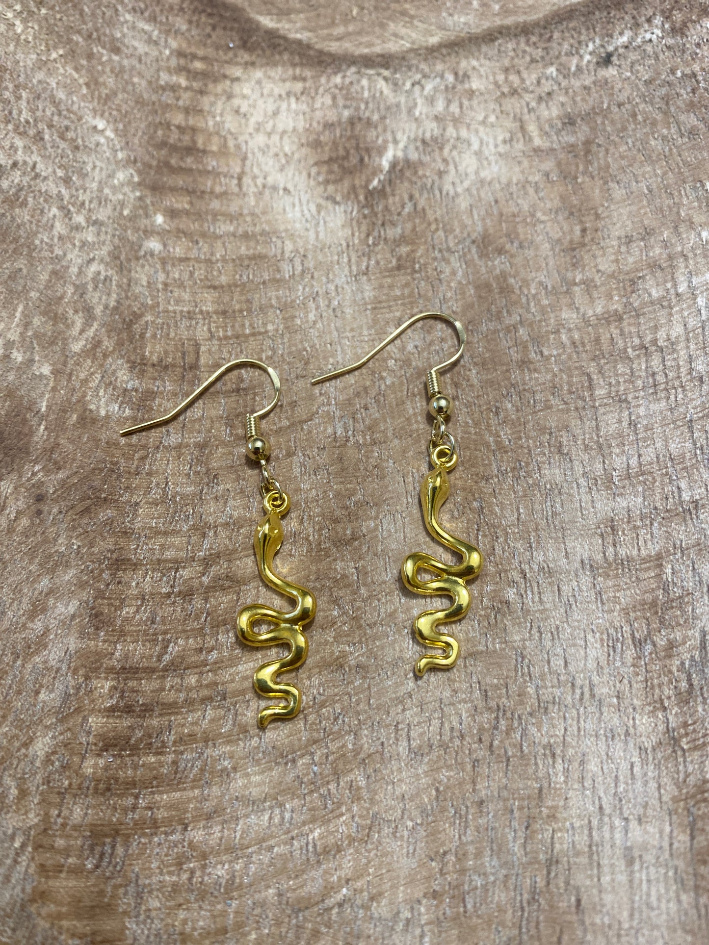 Boucles d’oreilles serpent
