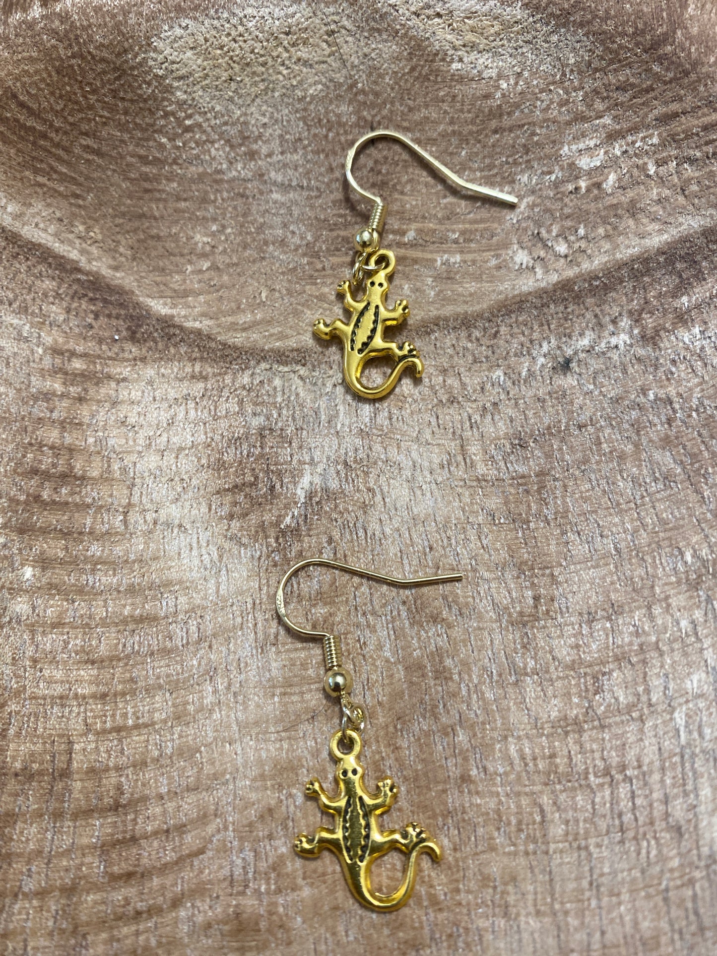 Boucles d’oreilles salamandre