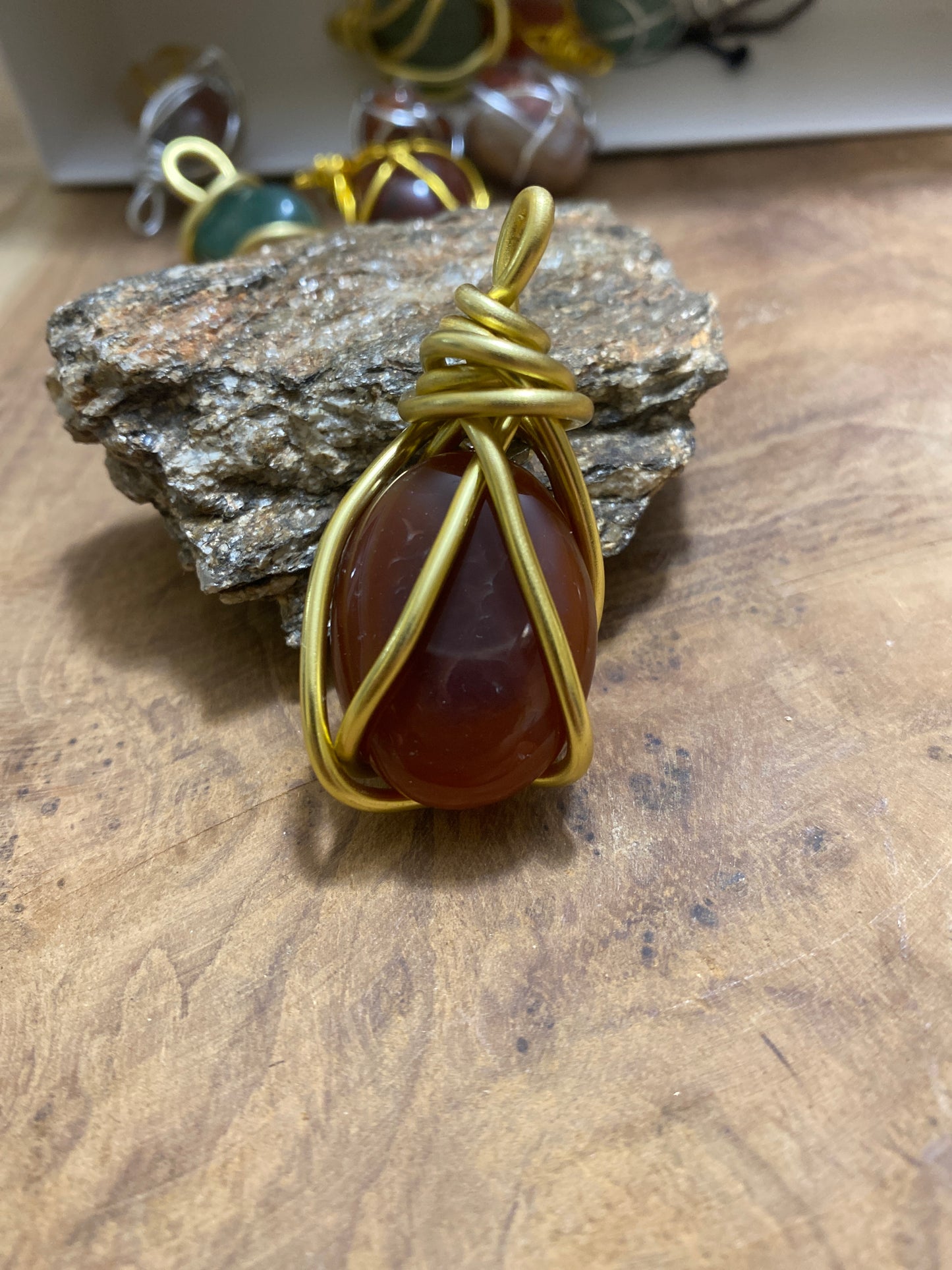 Pendentif Cornaline