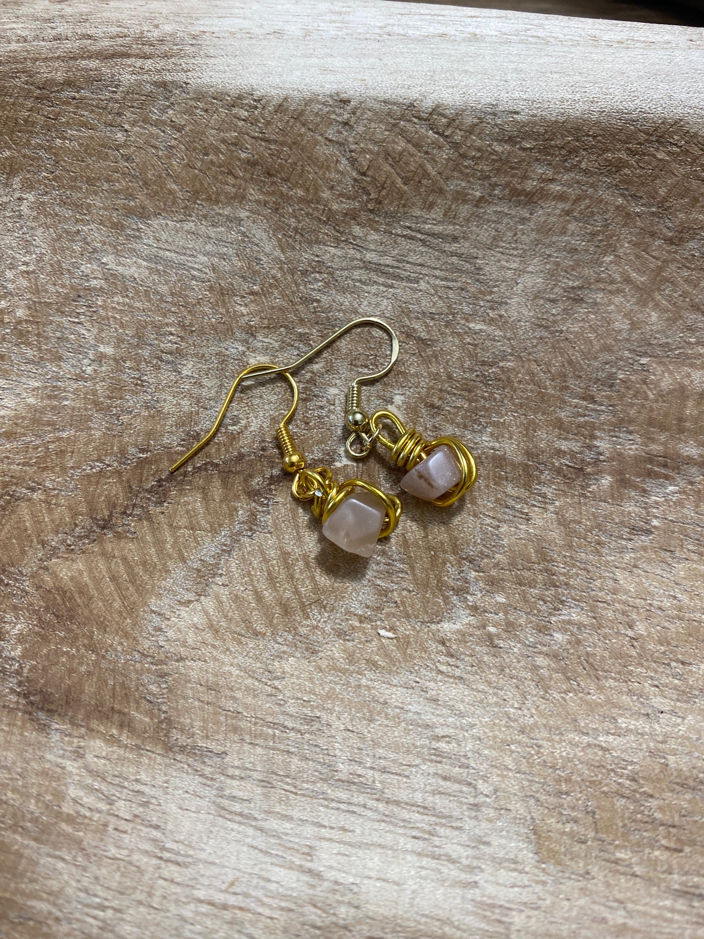 Boucles d’oreilles pierre de soleil