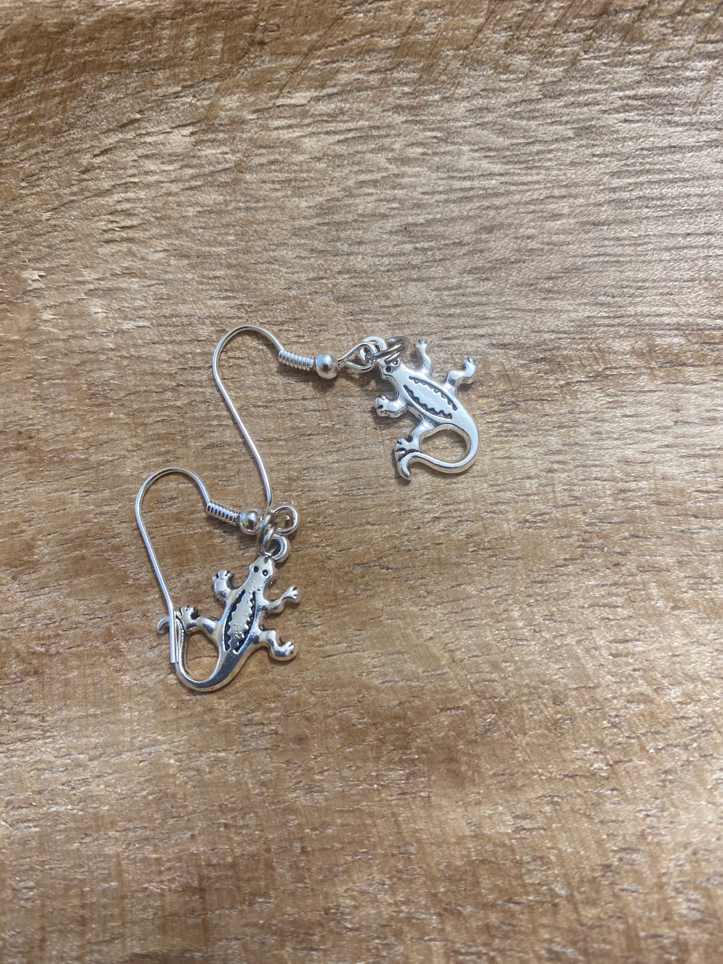 Boucles d’oreilles salamandre