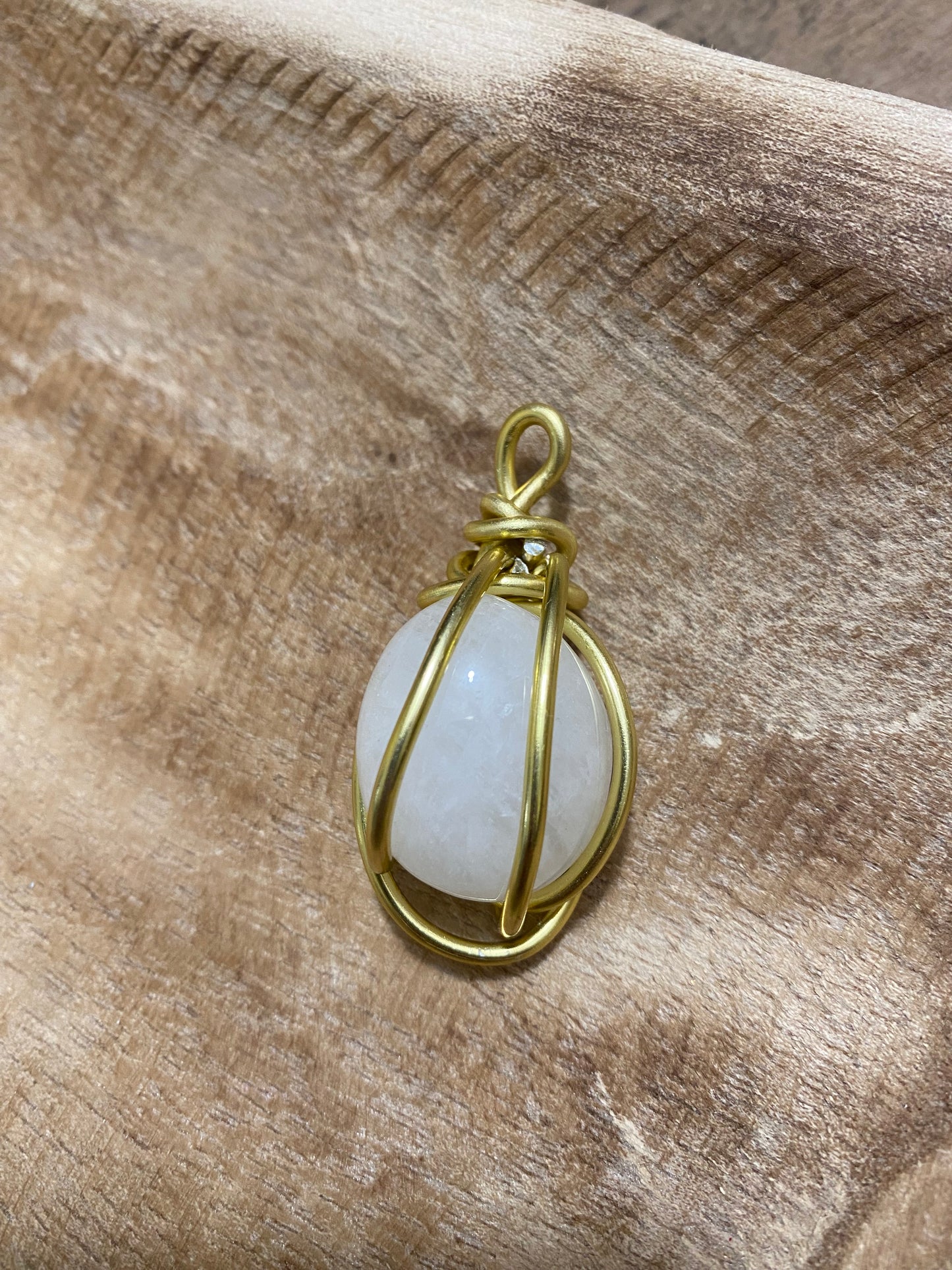 Pendentif Quartz laiteux